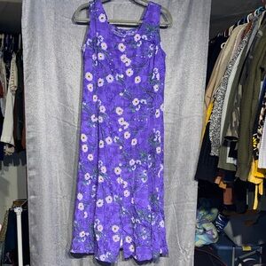Vibrant Floral Sleeveless Dress